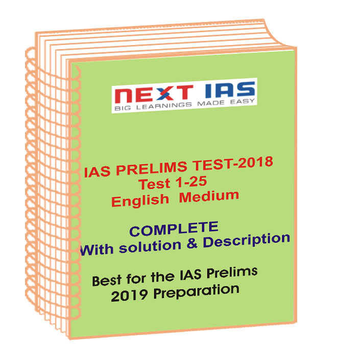 IAS Preliminary Test By Next IAS In English With Model Answers2018