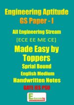 Made Easy General Studies Engineering Aptitude Notes Paper-1 ESE GATE