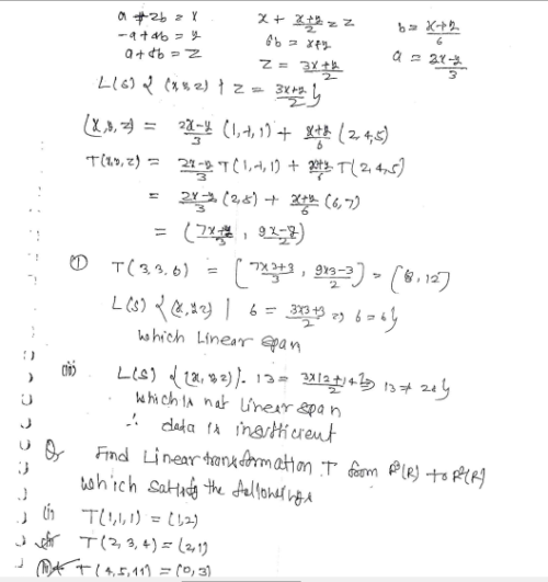 Linear Algebra Content1