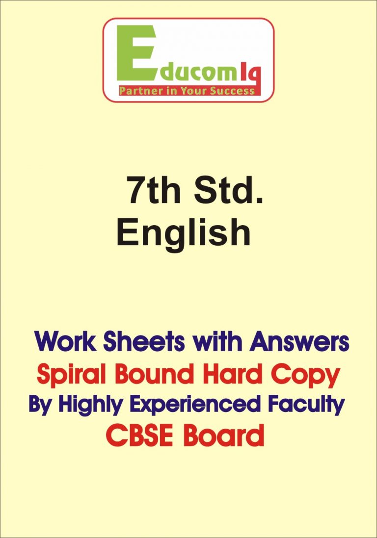 work-sheet-of-english-std-7th-cbse-board-ncert-based