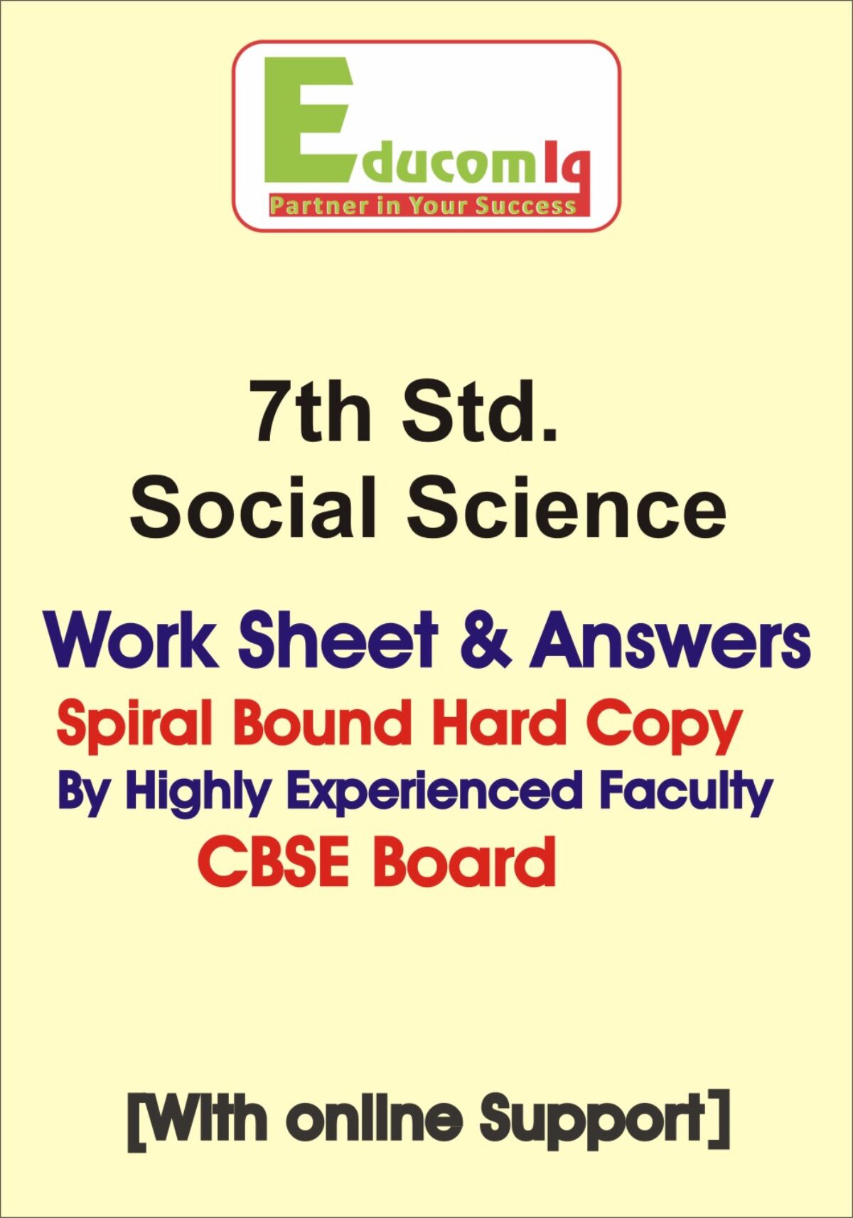 Answers　Board　Social　Worksheets　Std.　CBSE　With　7th　Science