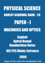 abhijit-agarwal-physical-science-paper-1-mechanics-and-optics-class notes-mains
