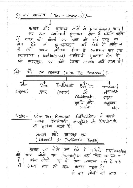 Economics Handwritten Notes Of PT And Mains By Rameshwar Sir In Hindi ...