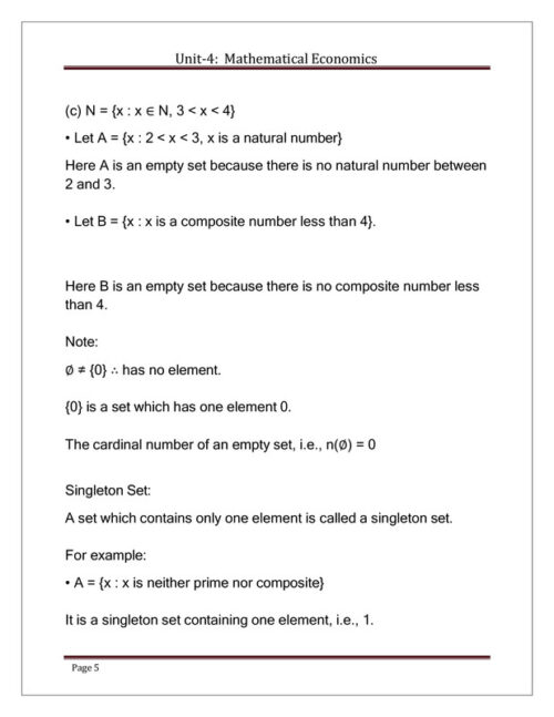 EduIQ Mathematical Economics Unit-IV Printed Notes with MCQs by Bhardwaj Academy for NTA UGC NET/SET 2025.-c