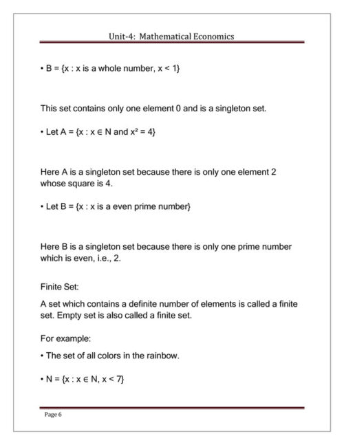 EduIQ Mathematical Economics Unit-IV Printed Notes with MCQs by Bhardwaj Academy for NTA UGC NET/SET 2025.-d